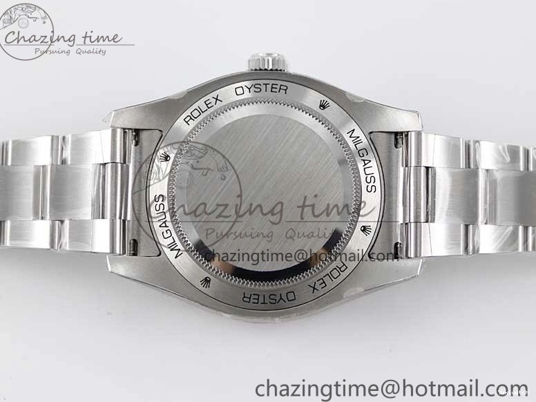 1:1 Milgauss ICE TWF Best SH3131 Blue Bracelet on 116400 SS GV 904L Dial Edition 0211